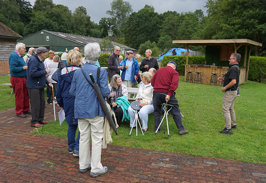 Kingscote Vineyard visit.