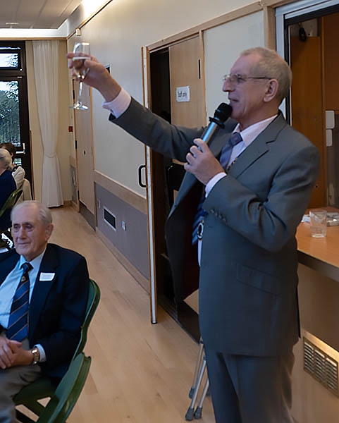 Toast to East Grinstead Probus at 40th Anniversary Tea Party.